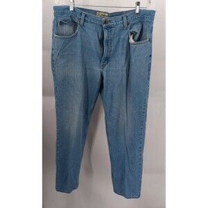 LL Bean Men's Jeans Size: 38 X 32 Classic Fit Blue Denim Straight
